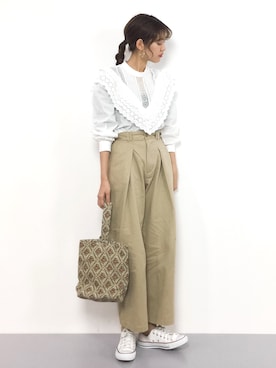 「PAR ICI（パーリッシィ）のアイテム（バッグ）」を使った、yukiさん（レディース・169cm）の冬コーディネート