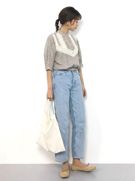 「LINE8（ラインエイト）のアイテム」を使った、yukiさん（レディース・169cm）の冬コーディネート