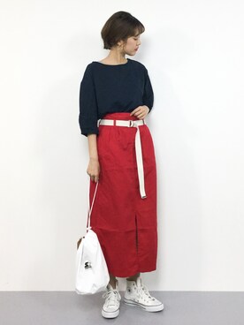 「STARTER BLACK LABEL(スターターブラックレーベル)のアイテム」を使った、yukiさん(レディース・169cm)の春コーディネート