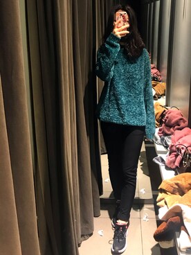 「A（エィス）のアイテム（パンツ）」を使った、apurpleさん（レディース・157cm）の秋コーディネート