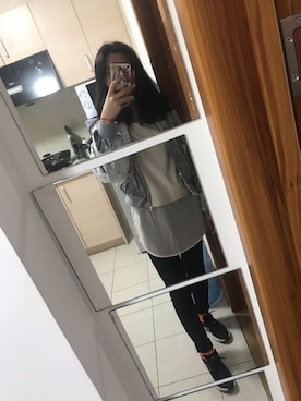 「A（エィス）のアイテム（パンツ）」を使った、apurpleさん（レディース・158cm）の秋コーディネート