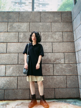 「HUGO BOSS（ヒューゴボス）のアイテム」を使った、叫我梅西女士さん（レディース・159cm）の夏コーディネート