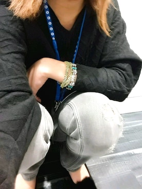 「PAZZO」｜「アイテム（アクセサリー）」を使った、841さん（レディース・154cm）の春コーディネート