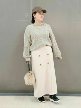 tomo☺さん（レディース・159cm）の冬コーディネート