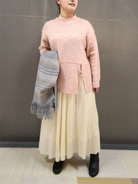 tomo☺さん（レディース・159cm）の冬コーディネート