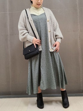 tomo☺さん（レディース・159cm）の冬コーディネート