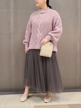 tomo☺さん（レディース・159cm）の冬コーディネート