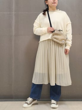 「Drifter（ドリフター）のアイテム」を使った、tomo☺さん（レディース・159cm）の冬コーディネート