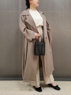 「ELENCARE DUE」｜「アイテム（ジャケット/アウター）」を使った、tomo☺さん（レディース・159cm）の冬コーディネート
