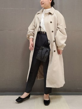 「ELENCARE DUE」｜「アイテム（ジャケット/アウター）」を使った、tomo☺さん（レディース・159cm）の冬コーディネート