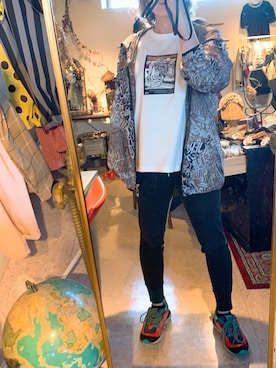 「Quiksilver（クイックシルバー）のアイテム（ジャケット/アウター）」を使った、Petaloさん（レディース・165cm）の春コーディネート