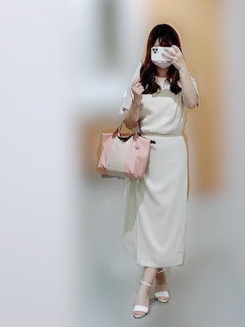 「JUSGLITTY（ジャスグリッティー）のアイテム（ワンピース/ドレス）」を使った、miniminnieさん（レディース・148cm）の夏コーディネート