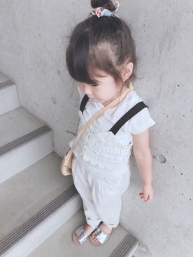 *eminan* さん（キッズ・90cm）の夏コーディネート