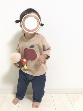 echico☺︎︎さん（キッズ・80cm）の秋コーディネート