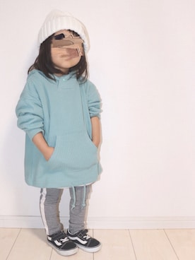 「2歳5ヶ月」｜「アイテム（その他）」を使った、echico☺︎︎さん（キッズ・80cm）の冬コーディネート