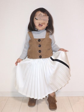 echico☺︎︎さん（キッズ・80cm）の冬コーディネート