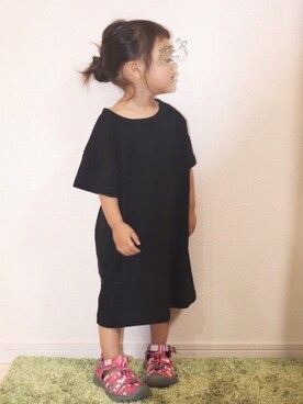 echico☺︎︎さん（キッズ・74cm）の夏コーディネート