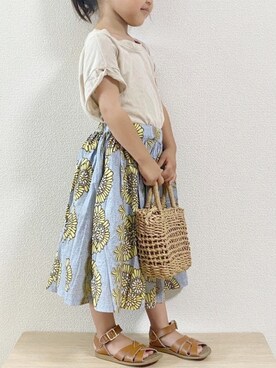 echico☺︎︎さん（キッズ・90cm）の夏コーディネート