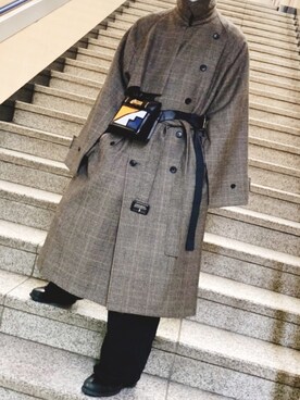 「コロナに負けない」｜「アイテム（ジャケット/アウター）」を使った、叶十さん（メンズ・178cm）の春コーディネート