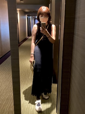 「Steven Alan（スティーブンアラン）のアイテム（ワンピース/ドレス）」を使った、Uさん（レディース・164cm）の夏コーディネート