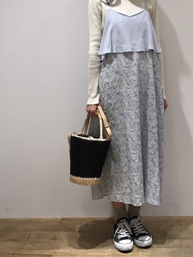 「haupia（ハウピア）のアイテム」を使った、haupia天王寺MIOプラザ館店さん（レディース・157cm）の冬コーディネート