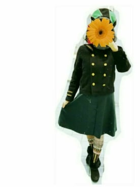 「Jane Marple（ジェーンマープル）のアイテム（その他アウター）」を使った、Mさん（レディース・158cm）の冬コーディネート
