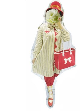 「アイテム（シャツワンピース、ゴールド系）」を使った、Mさん（レディース・158cm）の秋コーディネート