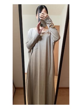 「クレドナ」｜「アイテム（ワンピース/ドレス）」を使った、あいさん（レディース・162cm）の春コーディネート