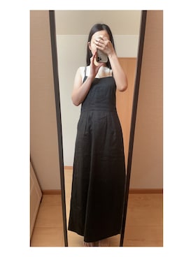 「クレドナ」｜「アイテム（ワンピース/ドレス）」を使った、あいさん（レディース・162cm）の春コーディネート