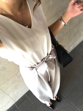 「ICB（アイシービー）のアイテム（トップス）」を使った、a_outfitさん（レディース・160cm）の夏コーディネート