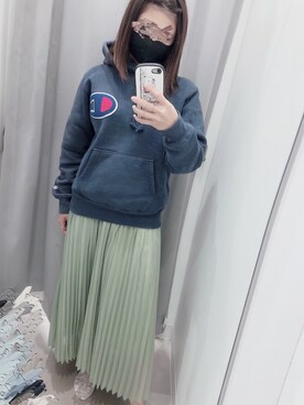 「GRL（グレイル）のアイテム（リング）」を使った、wear_sayaさん（レディース・150cm）の冬コーディネート