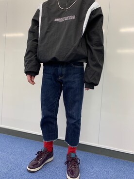 「asos（エイソス）のアイテム（アクセサリー）」を使った、ゆーすけさん（メンズ・162cm）の冬コーディネート