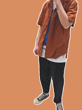 「CDG（シーディージー）のアイテム（その他シューズ）」を使った、yusijiii_さん（メンズ・170cm）の夏コーディネート