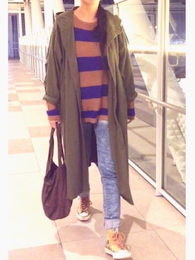 「BLANK　（ブランク）のアイテム」を使った、yu*さん（レディース・166cm）の冬コーディネート