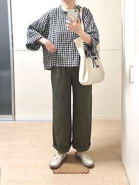 「note et silence （ノートエシロンス）のアイテム」を使った、yu*さん（レディース・166cm）の春コーディネート