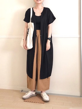 「note et silence （ノートエシロンス）のアイテム」を使った、yu*さん（レディース・166cm）の夏コーディネート