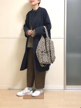 「yuni（ユニ　）のアイテム（ジャケット/アウター）」を使った、yu*さん（レディース・166cm）の冬コーディネート