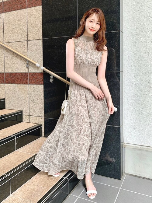 佐藤瀬奈 Mercuryduoのワンピースを使ったコーディネート Wear