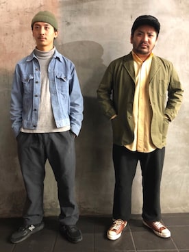 「MAD FACTORY（マッドファクトリー）のアイテム」を使った、Human&Arrowさん（メンズ・169cm）の秋コーディネート