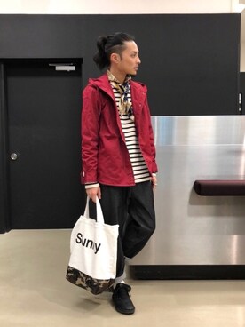 「レイヤードstyle」｜「アイテム（その他）」を使った、くろろろんさん（メンズ・169cm）の冬コーディネート