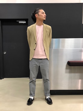 くろろろんさん（メンズ・169cm）の春コーディネート