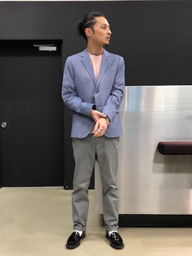 くろろろんさん（メンズ・169cm）の春コーディネート