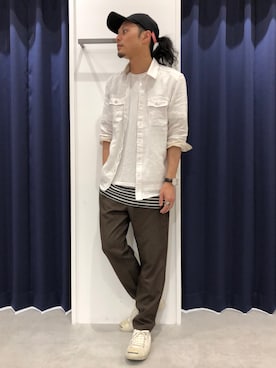 くろろろんさん（メンズ・169cm）の春コーディネート
