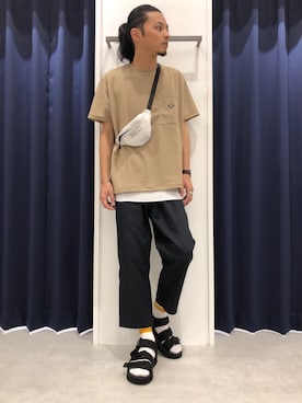 「アンクル」｜くろろろんさん（メンズ・169cm）の夏コーディネート