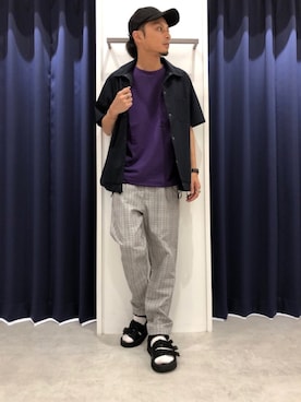 くろろろんさん（メンズ・169cm）の夏コーディネート