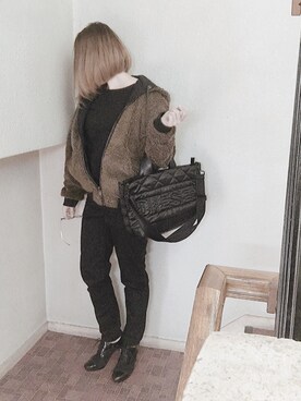 sarahさん（レディース・153cm）の冬コーディネート