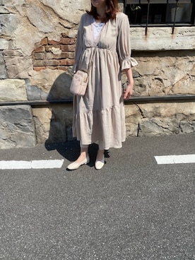 「アイテム（レギンス/スパッツ）」を使った、mikuさん（レディース・165cm）の春コーディネート