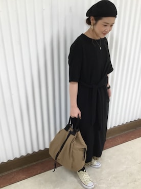 「Ampersand（アンパサンド）のアイテム」を使った、staff-Fさん（レディース・150cm）の夏コーディネート