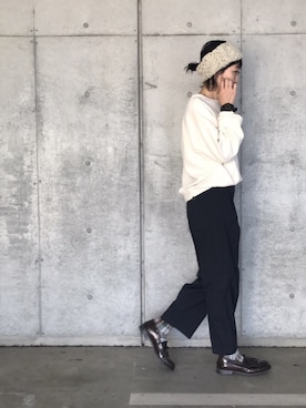 「Shoe BAR（シューバー）のアイテム」を使った、yukoさん（レディース・170cm）の秋コーディネート