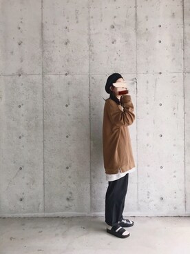 「ストリート服が好き」｜「アイテム（ハンチング/ベレー帽）」を使った、yukoさん（レディース・170cm）の秋コーディネート